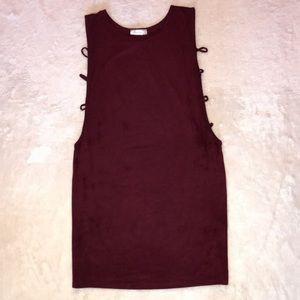 Jasmine Mini Dress with Cut Out Sides